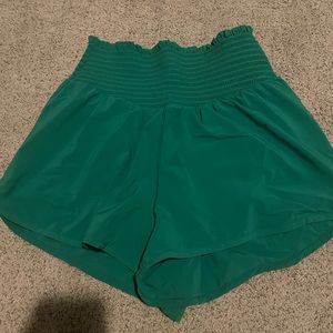 Green Athletic Shorts, Good for a Workout